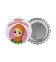 Kuran Okumayı Öğrendim Çanta Rozeti 20 Adet En Büyük Boy 5.8cm İğneli Broş