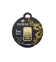 AgaKulche 24 Ayar 1 gr 995 Özbağ Külçe Altın