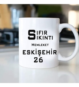 SIFIR SIKINTI MEMLEKET ESKİŞEHİR KUPA BARDAK