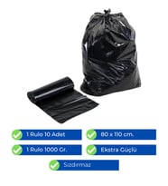 Newtechplast Endüstriyel Kalın Jumbo Çöp Torbası 1000 gr.x1 Rulo
