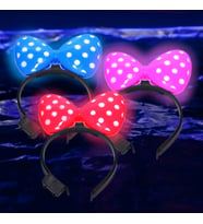 3 ADET HEADBAND LED LİGHT MİNNİE MOUSE IŞIKLI TAÇ PEMBE MİKİ TAÇ KIRMIZI MİKİ TAÇ MAVİ MİKİ TAÇ