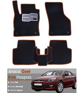 OPEL ASTRA J SEDAN (2012-2018) Uyumlu EVA Paspas Tam Set–Araca Özel,Kolay Montaj