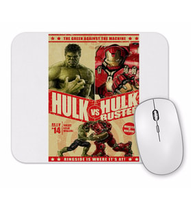 Vingadores Hulk vs Hulk Buster Mouse Pad