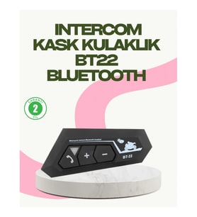 Mey İthalat® Bluetooth 5.0 EDR Kask Kulaklık Yüksek Ses Kalitesi ve Gürültü Önleme