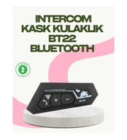 Mey İthalat® Bluetooth 5.0 EDR Kask Kulaklık Yüksek Ses Kalitesi ve Gürültü Önleme