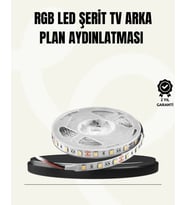 Tv Arkası Led Şerit Işık Otomatik Açma Kapama Özellikli 2mt