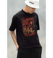 Slayer Psychopathy Baskılı Unisex Oversize Müzik Grubu Tişört