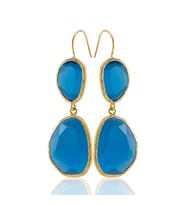Kadir Jewellery 22 Ayar Altın Kaplama Kadın Sallantılı Küpe -El İşçiliği Ve Hipoalerjenik Küpe