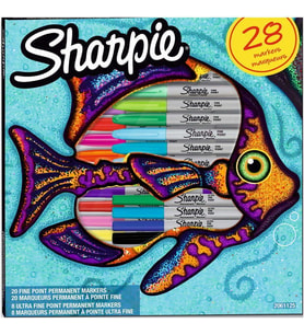 SHARPİE FİNE PERMANENT MARKER 28'Lİ BALIK ÖZEL SERİ 2061125