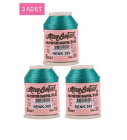 3 Adet Altınbaşak Oya ve Dantel İpi 20 gr - Royaleks - No: 369