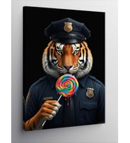 Kanvas Tablo Lolipoplu Polis Kaplan