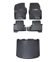 Ford Kuga 3D Havuzlu Paspas 2012-2019 + Bagaj Havuzu (Siyah)