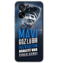 Xiaomi Mi 13T Pro Kılıf HD Desen Baskılı Arka Kapak - Bozkurt Atatürk