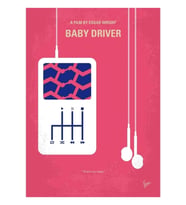 No872 My Baby Driver Minimal Film Afişi Tablo Ahşap Poster Dekoratif