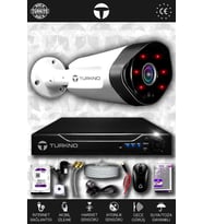 TURKNO 1 Kameralı Galia 1 Dış Kamera Set 100 GB HDD Full HD Gece Görüşlü Güvenlik Kamerası Sistemi