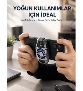 Telefon Isınmasını Azaltan Aktif Fanlı Soğutucu Sistemi