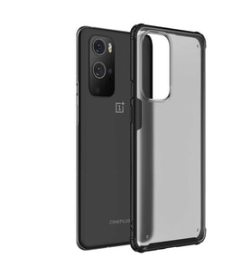 One Plus 9 Pro Kılıf Kılıf Kamera Çıkıntılı Airbag Tasarım Sert Silikon (Siyah)