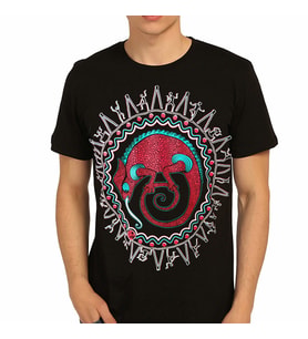 Bant Giyim - Avcının Sevdası Bukalemun Siyah Erkek T-shirt Tişört