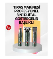 Mey İthalat® Kablosuz Şarjlı Çok Amaçlı Tıraş Makinesi