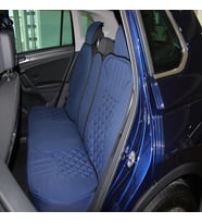 Space Elegance 5'li Koltuk Kılıfı Set Minder Mavi-Siyah / KLMNY545
