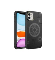 Apple iPhone 12 Uyumlu Kılıf Zore Wireless Şarj Özellikli Desenli Hot Kapak