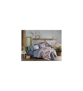 Kingsize Poplin Nevresim Arella Oranj