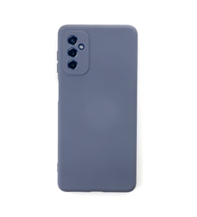 Galaxy M52 5G Kılıf Nano Içi Kadife Silikon - Gri