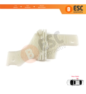 Peugeot 508 MK1 W23 8D 8E 2010-2018 4/5 Kapı 9224J0 İçin Arka Sağ Cam Kriko Tamir Klipsi