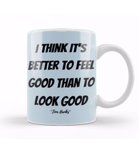 Tom Hanks Quotes Gifts   Vintage Retro Rainbow Style Kupa Bardak Porselen
