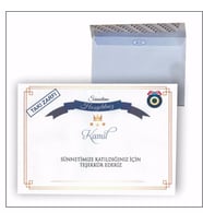 Sünnet Düğünü Takı Zarfı 11x17 Cm Tutkallı 100 Adet