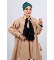 Zümrüt Pratik Hazır Geçmeli Tesettür Bone Sandy Kumaş Taşlı 1456_37