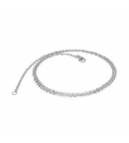 Minik Boy Beyaz Çelik Kolye 0.5Mm 3183CEK003