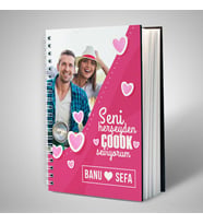 Romantik Sevgililer Günü Sevgili Defteri