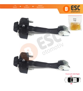Alfa Romeo Giulietta 940 2010-2020 50509843 İçin 2 EA Ön Sağ ve Sol Kapı Gergi Yayı