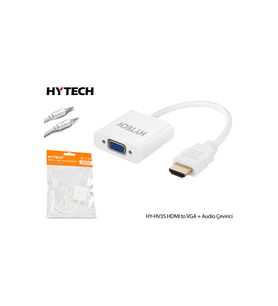 Northcity HDMI To VGA Çevirici + Ses Adaptörü - HYTECH HY-HV35