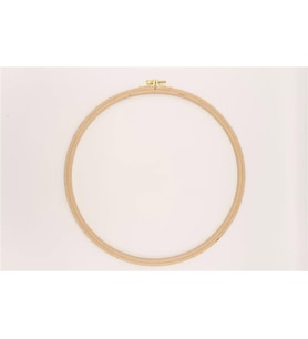 Nurge Ahşap Vidalı Nakış Kasnak No:7 - 8 mm Açık Kahverengi