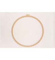 Nurge Ahşap Vidalı Nakış Kasnak No:7 - 8 mm Açık Kahverengi
