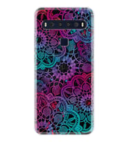 TCL 10L 10 Plus 10SE 20E 20SE 30SE L7 Kılıf Desemli Silikon Colurful Mandala 1667
