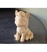 Sevimli Pony Figürü – Masa Üstü Dekor