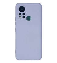 Newface İnfinix Hot 11s Kılıf Nano içi Kadife Silikon - Lila