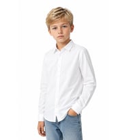 Erkek Çocuk Modern Kesim Basic Günlük ve Şık Gömlek