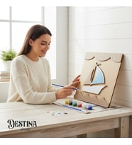 Destina Ahşap Boyama Seti- Ahşap Boyama- Kayık