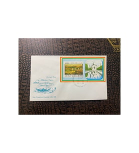 CUBA / KÜBA 1989 İlk Gün Zarfı Exp. Filatelica Mundial İndia '89