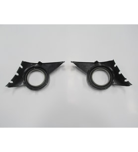PEUGEOT 207- 06/09; SİS LAMBA KAPAĞI SAĞ/SOL SET (2 PARÇA) SİS DELİKLİ ÇERÇEVESİ GRİ