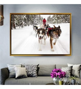 Altın Çerçeveli dekoratif tablo l1470 (Gold)