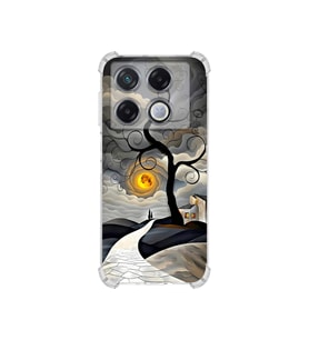 PrintiFy İnfinix Gt20 Pro ile Uyumlu Deneysel Serisi Toprak Tasarımlı Uv Baskılı Köşe Korumalı Antişok Kılıf