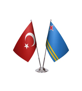 Aruba İkili Masa Bayrağı