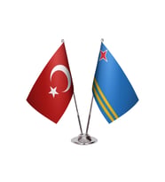 Aruba İkili Masa Bayrağı