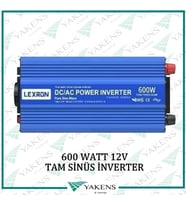 600 Watt 12V Tam Sinüs İnverter Lexron