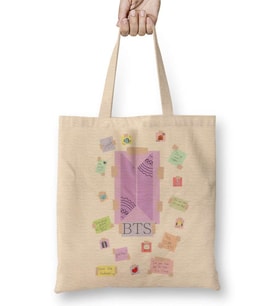 Bts Army Plan Bez Çanta Uzun Saplı